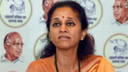 Supriya Sule: महाराष्ट्रामध्ये राजकीय हालचालींना वेग; खासदार सुप्रिया सुळे वर्षा बंगल्यावर दाखल, कारण काय?