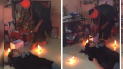 Kolhapur Crime: कोल्हापुरात अंधश्रद्धेचा कहर! चुटकी वाजवत भूतबाधा काढतो मांत्रिक, व्हिडीओ व्हायरल