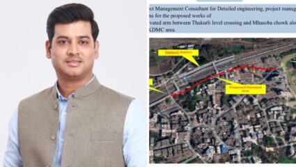 श्रीकांत शिंदे यांच्या पाठपुराव्याला यश! ठाकुर्ली रेल्वे फाटक ते म्हसोबा चौक उन्नत मार्गाची उभारणी होणार