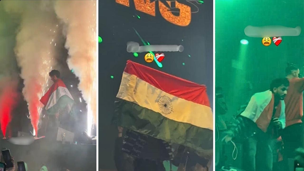 VIDEO VIRAL : भारताविरुद्ध विष ओकणाऱ्या पाकिस्तानी रॅपर Talha Anjumने कॉन्सर्टमध्ये अभिमानाने ओढला तिरंगा अन्…
