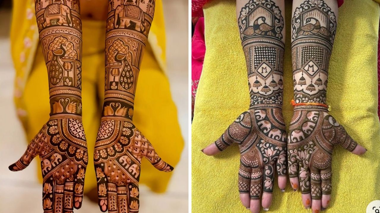 काहींना अरबी डिझाईन असलेली मेहंदी काढायला खूप जास्त आवडते. बारीक बारीक फुल आणि पानांचे नक्षीकाम करून काढलेली मेहंदी हात आणि पायांवर सुंदर दिसते.