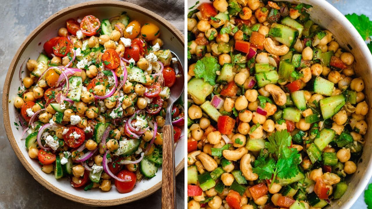 सकाळच्या नाश्त्यात काय खावे असे अनेक प्रश्न सगळ्यांचं कायम पडतात. अशावेळी नाश्त्यात तुम्ही वेगवेगळ्या भाज्या, चणे आणि चाट मसाला टाकून बनवलेले सॅलड खाऊ शकता.