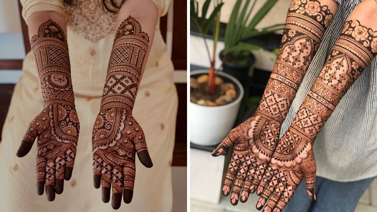 लग्नासाठी मोर किंवा पोपट मैना यांची डिझाईन सुद्धा काढली जाते. मेहंदी काढल्यामुळे नवरीचा लुक अतिशय सुंदर आणि उठावदार दिसतो.