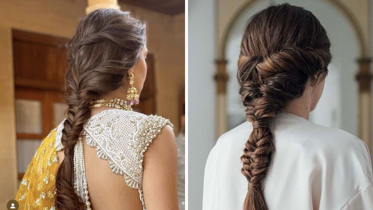 काहींना अतिशय साधी वेणी हेअर स्टाईल करायला खूप जास्त आवडत. या पद्धतीची वेणी केस तीन भागात विभागून बांधली जाते. यामुळे केस गुंत नाहीत. 