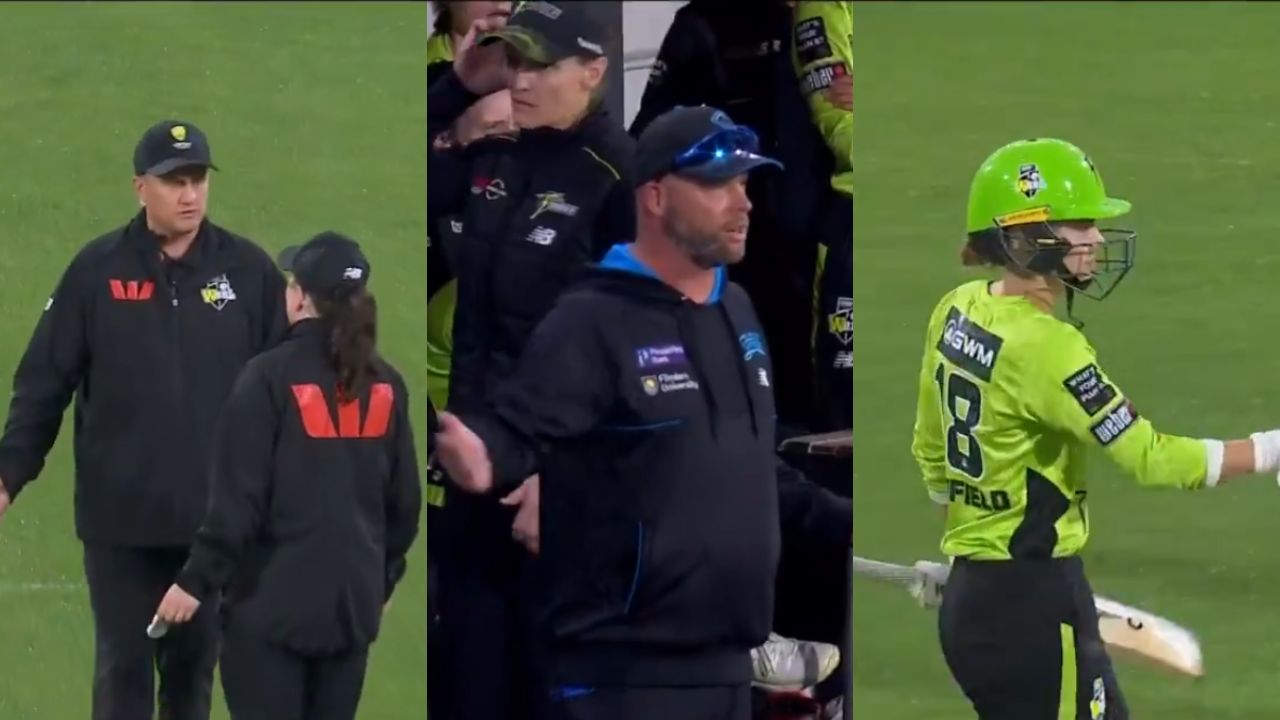 अंपायरचा वादग्रस्त निर्णयाने उडवला गोंधळ! विजयापासून 3 धावा दूर असूनही का केला सामना रद्द? वाचा सविस्तर