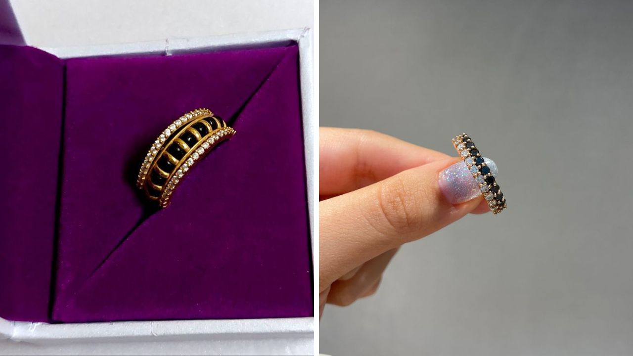 काहींना आकाराने मोठी आणि भरगच्च डिझाईन असलेली अंगठी घालायला खूप जास्त आवडते. अशावेळी तुम्ही या डिझाईनची अंगठी घालू शकता. 