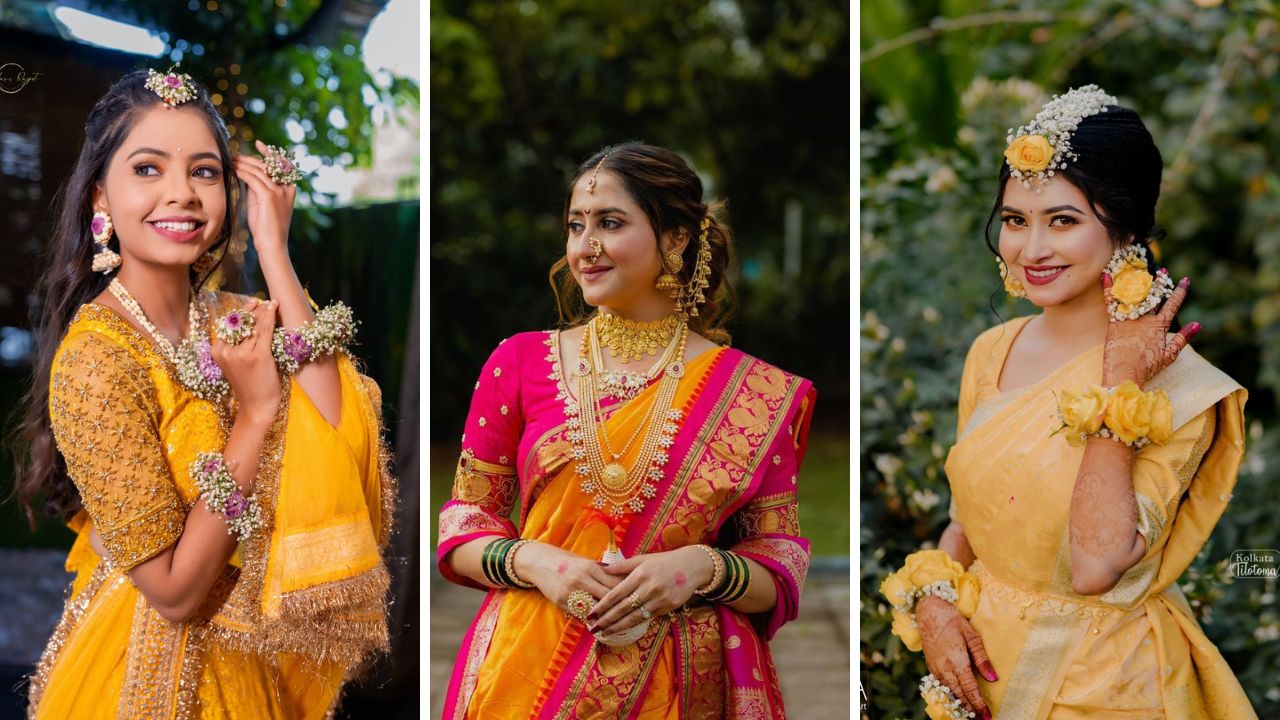 हळदीचा लुक करा अधिक स्टायलिश आणि मॉडर्न, Event ला सर्वांच्या नजरा खिळून राहतील तुमच्यावर