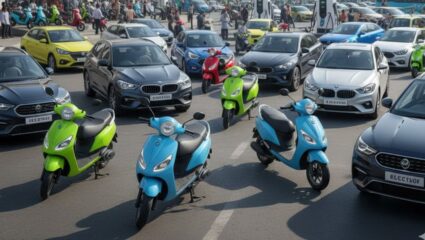 Akola: पर्यावरणपूरक खरेदीसाठी ‘वेटिंग’; अकोल्यात १० महिन्यांत २७९७ ई-वाहने रस्त्यावर, विक्रीत दुप्पट वाढ!