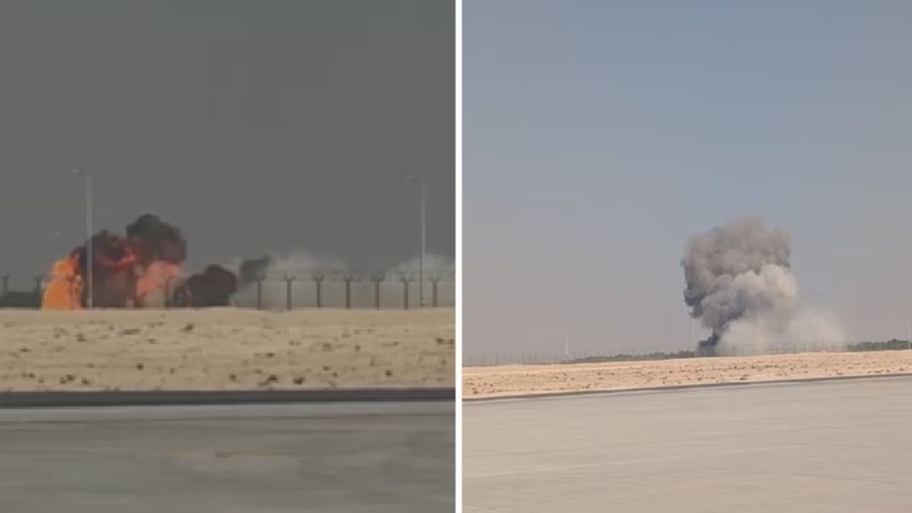 Indian Tejas fighter jet crashed:  दुबईत एअर शो दरम्यान लढाऊ विमान तेजस कोसळले