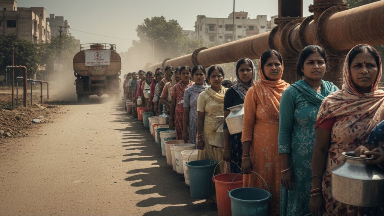 छत्रपती संभाजीनगरमध्ये पाणीटंचाई तीव्र! शहराचे पाणीपुरवठा वेळापत्रक पुन्हा बिघडले; नागरिकांमध्ये तीव्र नाराजी