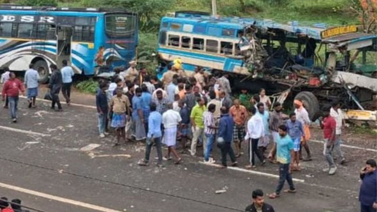 Tamil Nadu Bus Accident: तामिळनाडूमध्ये दोन बसेसची भीषण टक्कर; ११ प्रवाशांचा मृत्यू, मृतांचा आकडा वाढण्याची शक्यता