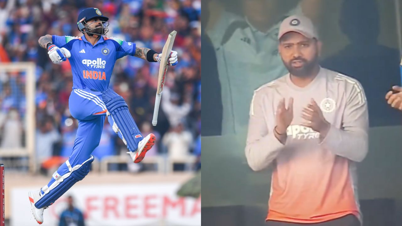 Rohit Sharma: विराटच्या ऐतिहासिक शतकावर रोहितची प्रतिक्रिया! सेलिब्रेशन करताना दिली शिवी; सोशल मीडियावर खळबळ