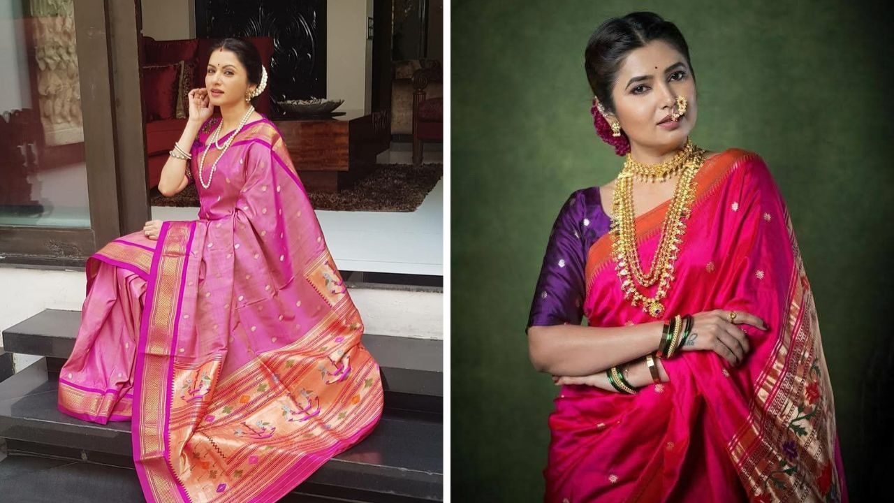 महाराष्ट्राचे महावस्त्र म्हणून ओळखली जाणारी पैठणी साडी जगभरात प्रसिद्ध आहेत.  लोटस पैठणी, मुनिया पैठणी,  सेमी पैठणी, सॉफ्ट सिल्क इत्यादी अनेक प्रकारांमध्ये पैठणी साडी उपलब्ध आहे.