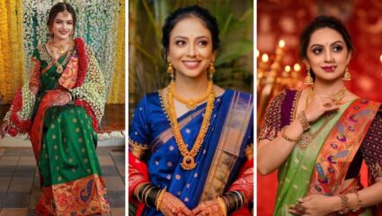 लग्नासाठी पैठणी साडी खरेदी करताय? सध्या ट्रेंडींगला आहेत पैठणी साडीचे ‘हे’ रंग, नेसल्यावर दिसतील आकर्षक
