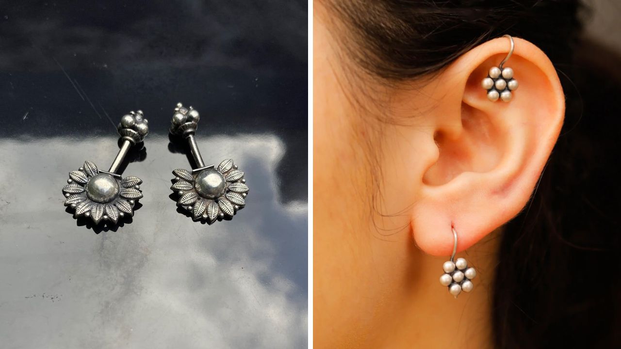 बाजारात सोन्याच्या दागिन्यांप्रमाणे चांदीचे आणि ऑक्सिडाइज दागिने सुद्धा उपलब्ध आहेत. चांदीच्या बुगड्या पाहतच क्षणी लक्षज वेधून घेतात.