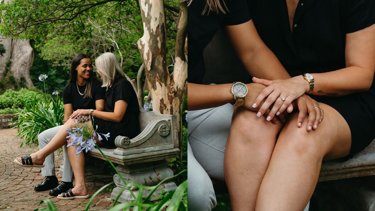 दक्षिण आफ्रिकेची ऑल राउंडर क्लो ट्रायॉन अडकली बंधनात, सोशल मिडियावर शेअर केले खास फोटो