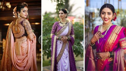 लग्नातील नऊवारी साडीवर करा मराठमोळा साज! हातावर घ्या ‘या’ पद्धतीने शेला, दिसेल शाही थाट