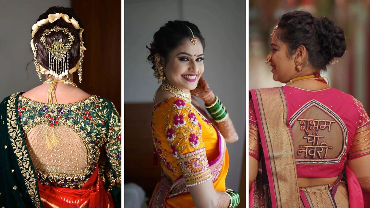 लग्नातील ब्लाऊजच्या मागील गळ्याला करा ‘या’ डिझाईनचे Customised आरी वर्क, दिसेल रॉयल लुक