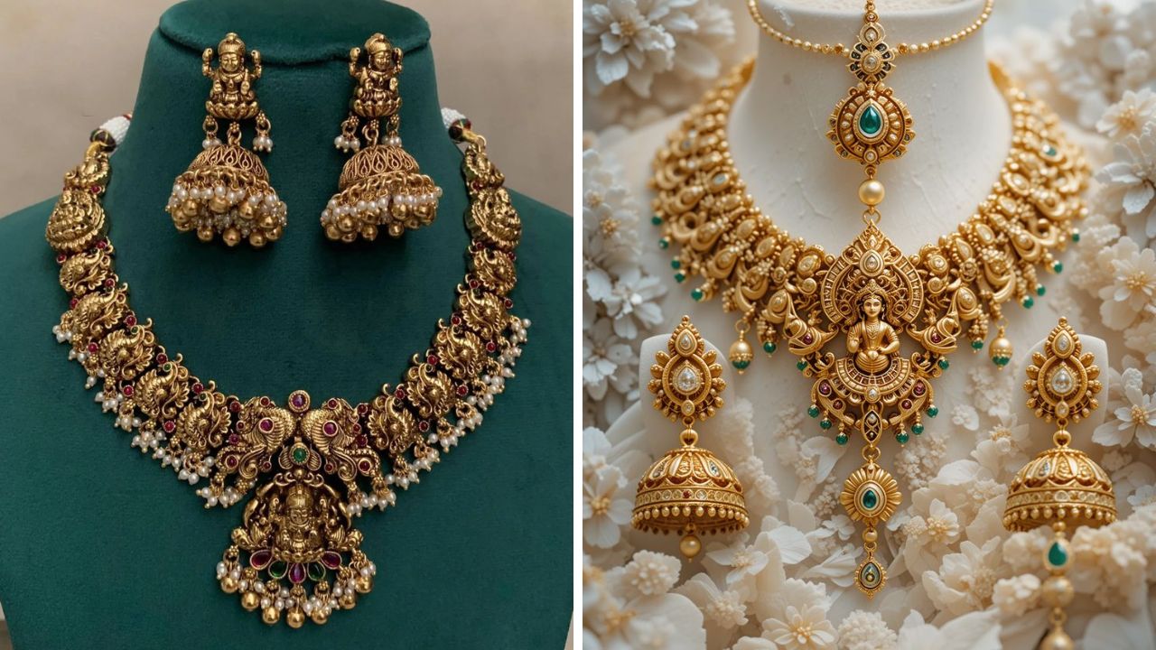 टेम्पल दागिन्यांना फार वर्षांपूर्वीचा इतिहास लाभला आहे. देवतांना सजवण्यासाठी दागिने तयार केले गेले होते. त्यानंतर त्या दागिन्यांना मंदिराचे दागिने असे नाव ठेवण्यात आले. राजराज चोल पहिला (985-1014 इ.स.) याच्या कारकिर्दीपासून टेम्पल दागिने अस्तित्वात आले होते. तंजावरमध्ये बांधलेले भव्य बृहदेश्वर मंदिर त्यावेळी भारतातील सर्वात उंच आणि भव्य मंदिर आहे. या मंदिरात जड मूर्ती, देव सजवण्यासाठी सोन्याच्या मौल्यवान दागिन्यांचा वापर करण्यात आला होता. 