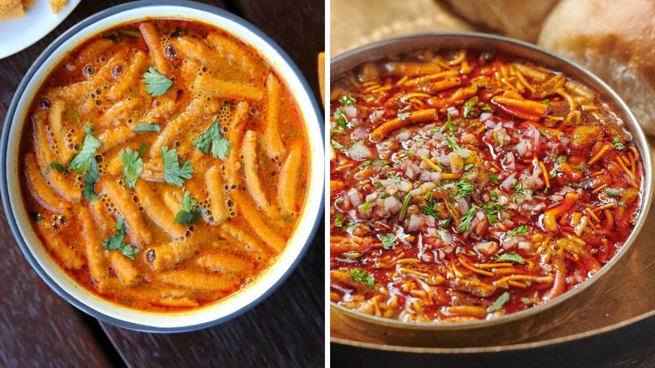 १५ मिनिटांत अस्सल गावरान पद्धतीमध्ये बनवा चमचमीत टोमॅटो शेव भाजी, दुपारच्या जेवणात होईल चविष्ट बेत