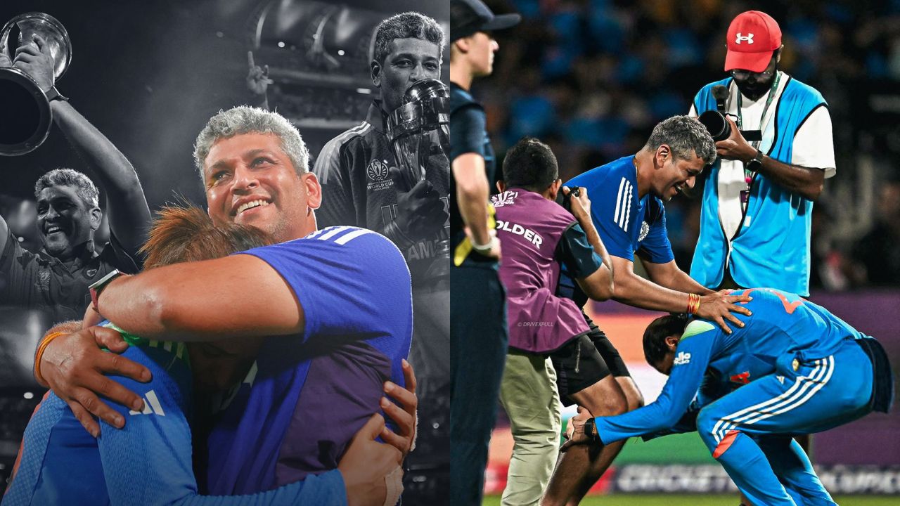 कॅप्टन हरमनने विजयानंतर गुरु अमोल मुझुमदार यांचे धरले पाय, मिठी मारली अन् झाले दोघेही भावूक, Video Viral