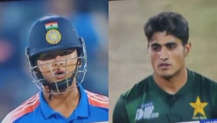 बाॅल टाक ना बाॅल… वैभव सूर्यवंशीने पाकिस्तानी गोलंदाजाचा काढला माज! लहान समजून पाक खेळाडूने केला डिवचण्याचा प्रयत्न, पहा Video