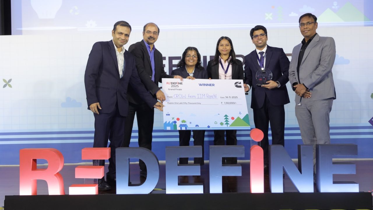 IIM Ranchi ठरले कमिन्स इंडियाच्या ‘रिडिफाइन २०२५’ चे चॅम्पियन! प्रमुख बी-स्कूल केस स्टडी स्पर्धेवर नाव कोरले