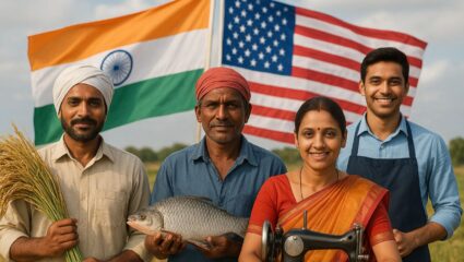 India US Trade Agreement: भारत-अमेरिकेदरम्यान व्यापार करार लवकरच निश्चित होण्याची शक्यता; शेतकरी, मच्छीमार आणि लघु उद्योगांवर लक्ष