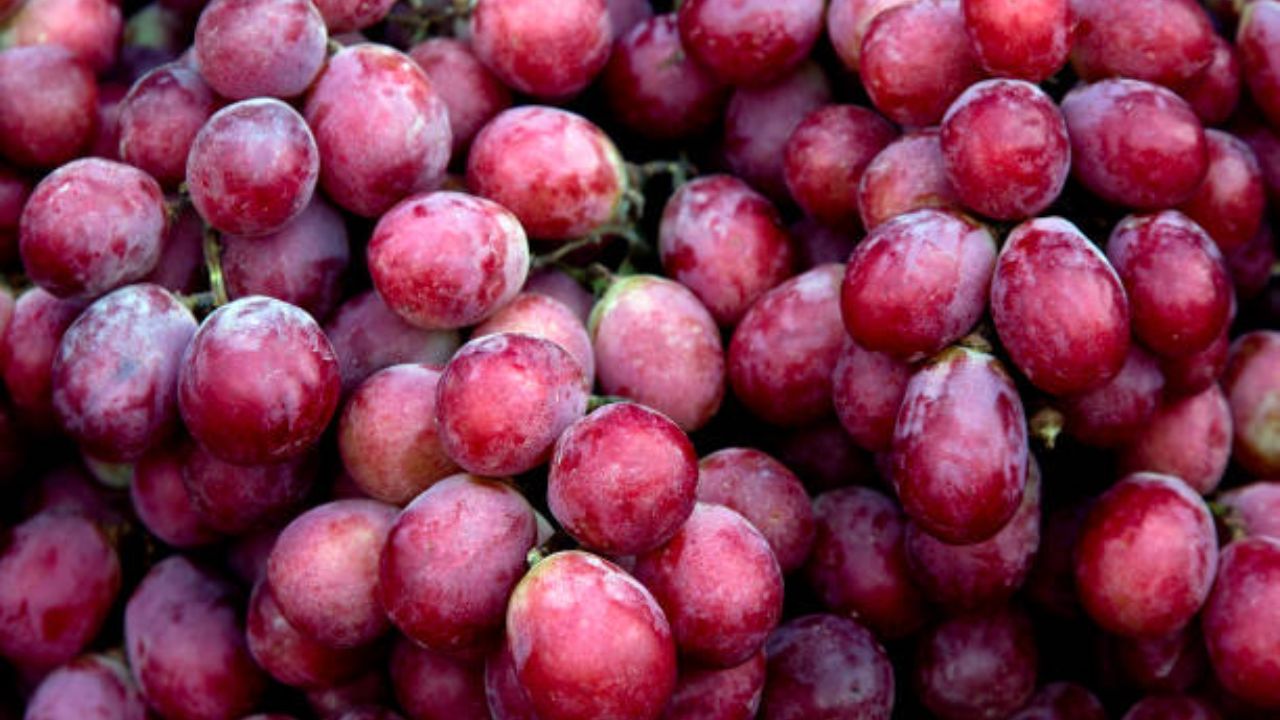 लाल रंगाच्या द्राक्षांमध्ये रेझवेराट्रोल नावाचे एक शक्तिशाली संयुग आढळून येते. यामुळे शरीरात वाढलेली उच्च कोलेस्ट्रॉलची पातळी कमी होऊन रक्तवाहिन्या स्वच्छ होऊन जातात.