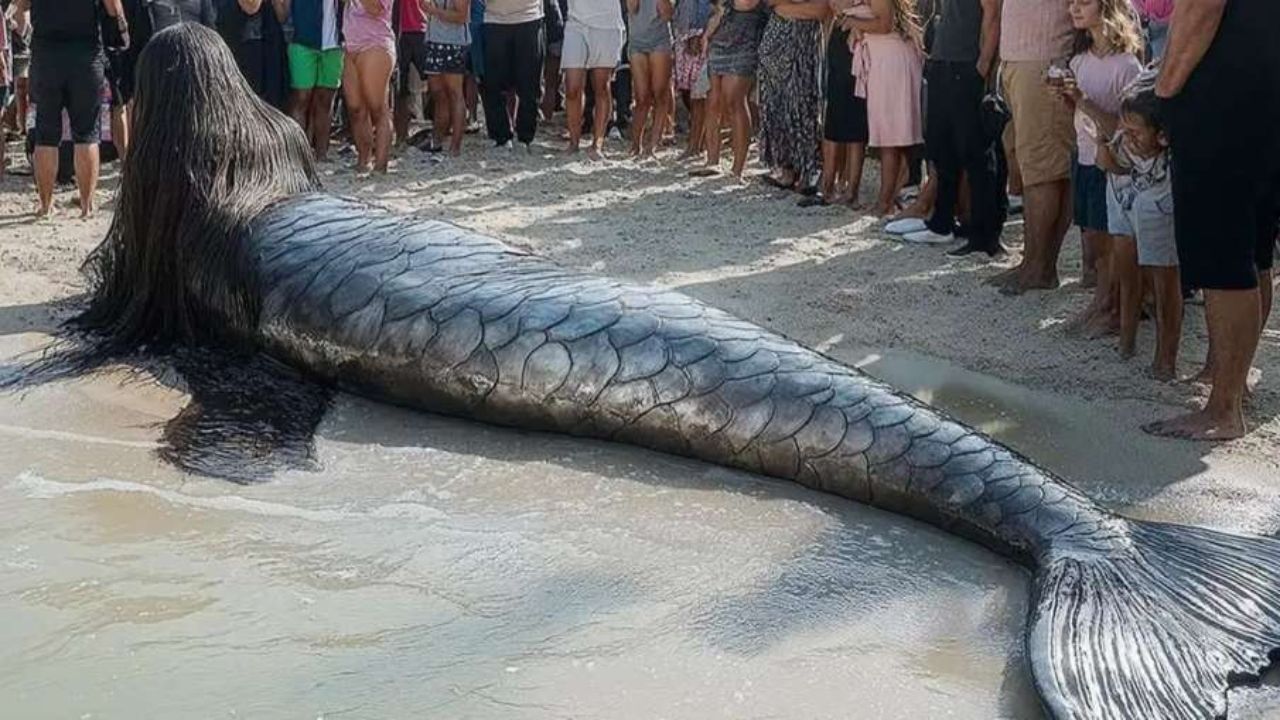 Viral: दुबईच्या समुद्रकिनारी चक्क ‘जलपरी’ दिसली? फोटो व्हायरल होताच इंटरनेटवर खळबळ, ‘हे’ दृश्य पाहून तुम्हीही व्हाल थक्क!