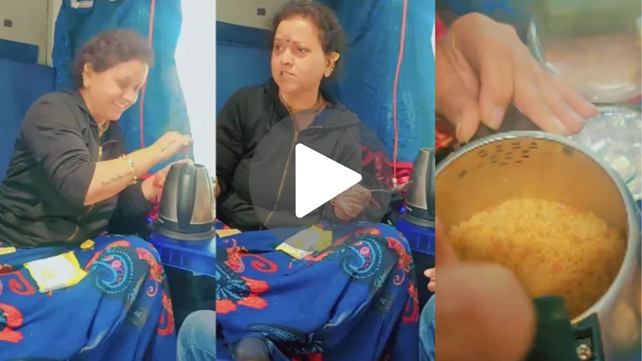 हद्दच पार! ट्रेनच्या सीटवर महिलेने चक्क बनवली मॅगी; Video Viral होताच रेल्वे प्रशासनाकडून…