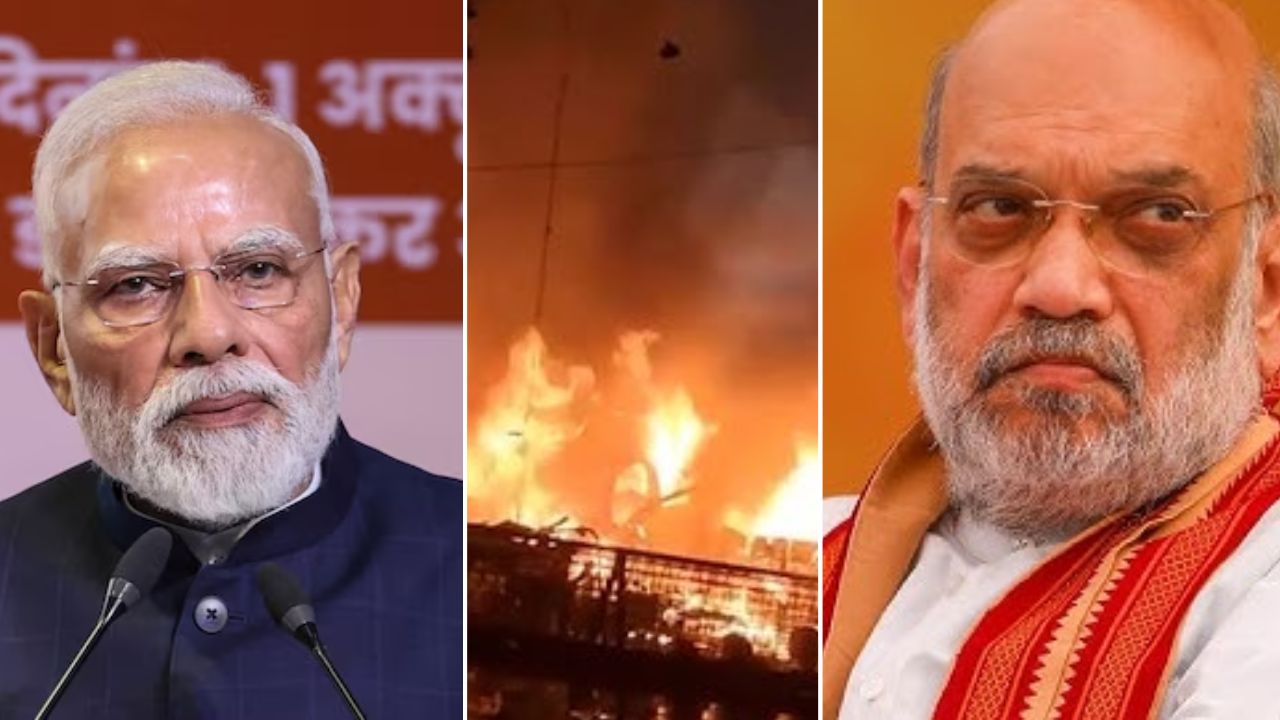 Delhi Blast News: PM मोदींनी अमित शहा यांच्याशी साधला संवाद; गृहमंत्री म्हणाले – ‘राष्ट्रीय सुरक्षेशी खेळ खपवून घेणार नाही’