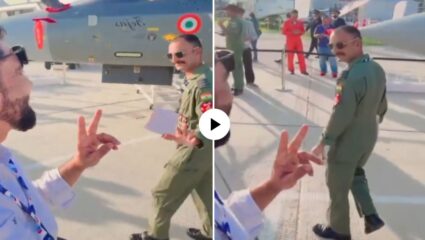 चेहऱ्यावर हास्य अन् आत्मविश्वास; Tejas पायलट नमांश स्याल यांचा मृत्यूपूर्वीचा VIDEO आला समोर