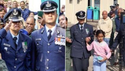 बायकोच्या डोळ्यात पाणी अन् मुलीचा थरथरता हात; कमांडर नमांश स्लाय यांना अखेरचा भावनिक निरोप, हृदयद्रावक VIDEO VIRAL