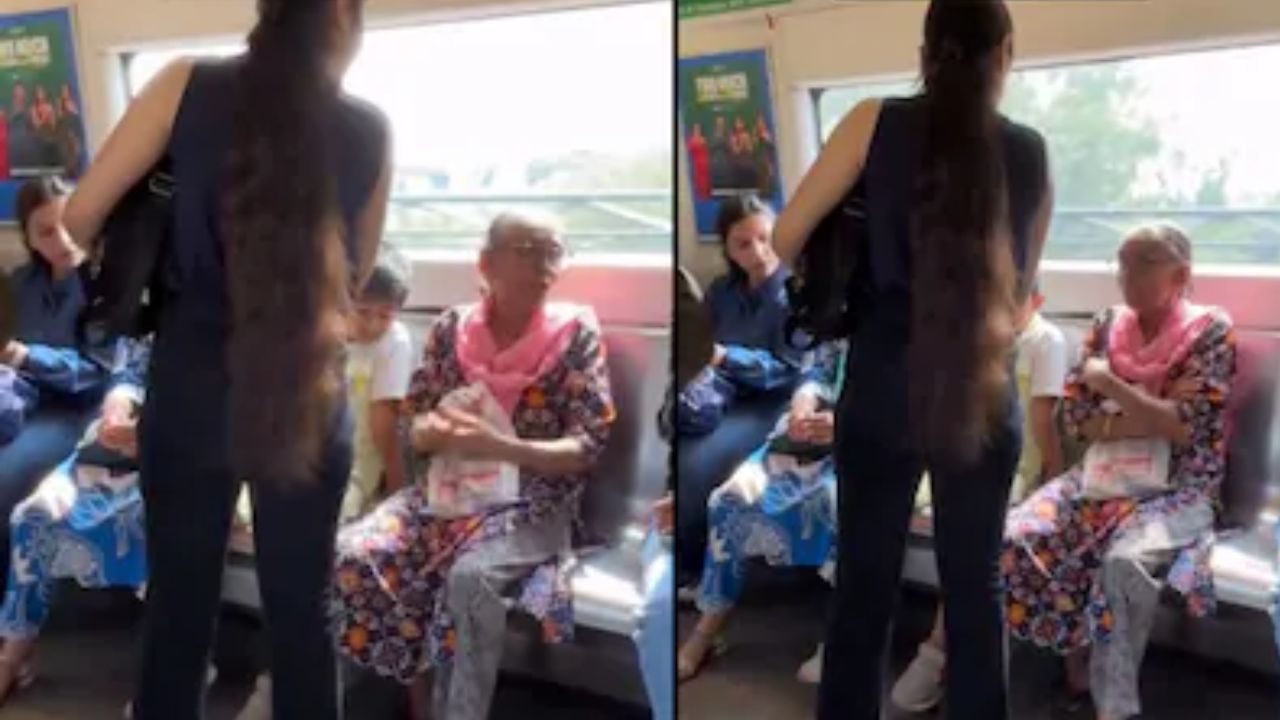 आता तर कहरच! दिल्लीत मेट्रो सीटवरुन तरुणी अन् आज्जी थेट एकमेकींना भिडल्या, कारण काय तर…, Video Viral