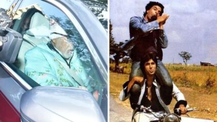 धर्मेंद्र यांना भेटण्यासाठी अमिताभ बच्चन एकटेच निघाले; चाहते म्हणाले, ”जय-वीरूची भेट”