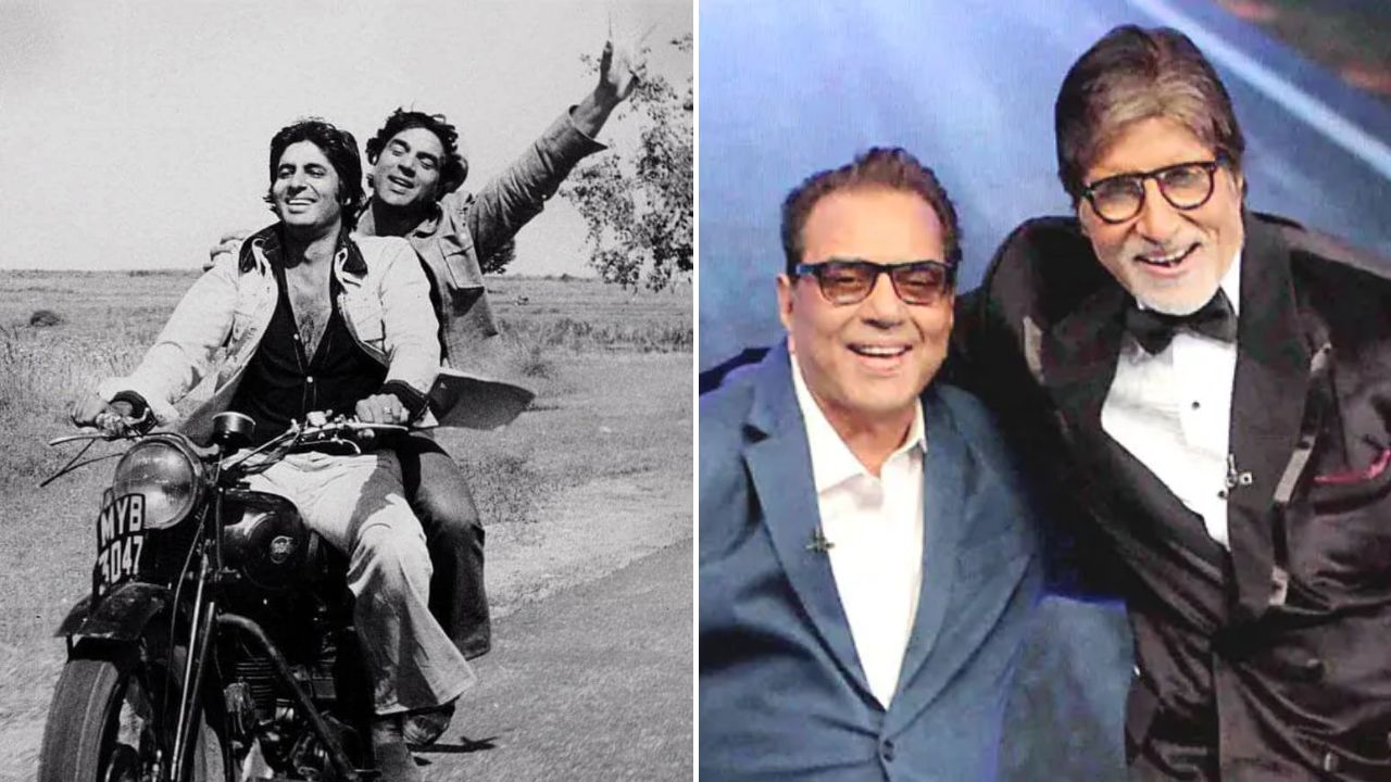 धर्मेंद्र यांच्या निधनाने बिग बींना बसला धक्का, पहाटे ३:३८ वाजता झाले भावुक; म्हणाले ‘सोडून गेला वीरू…’