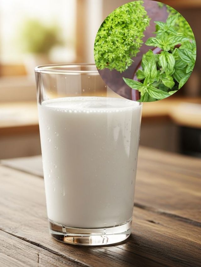 दुधात तुळस मिसळून पिल्याने होतात हे आरोग्यदायी फायदे