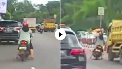 यमराज सुट्टीवर होता वाटतं? ट्रकची धडक बसल्यावर तरुणीसोबत जे घडलं पाहून तुम्हीही व्हाल चकित, Video Viral