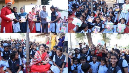 मनमिळाऊ हर्षदा खानविलकरचा सामाजिक संकल्प, शिक्षणासाठी हात पुढे करून दिली खरी ‘आईपणाची’ ओळख!