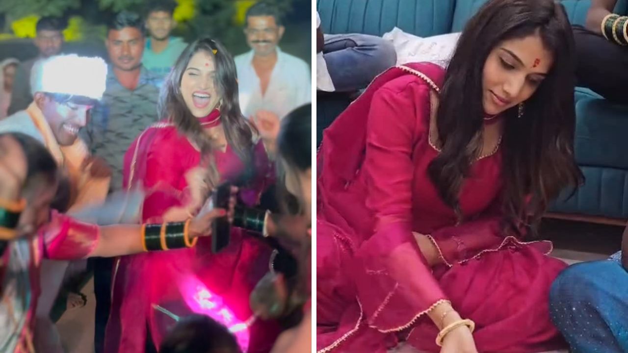 Suraj Chavan Wedding: भावाच्या हळदीत जान्हवीचा जबरदस्त डान्स, ‘झापुक झुपूक’ वर तुफान नाचली, Video पाहा