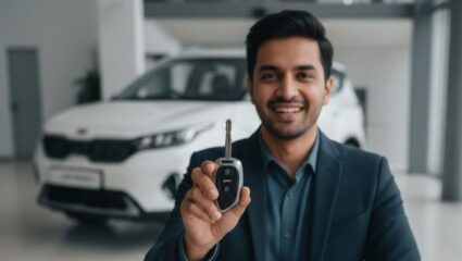 थोडी डेअरिंग आणि हातात Kia Carens Clavis EV ची चावी! जाणून घ्या Down Payment आणि EMI चा संपूर्ण हिशोब