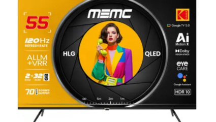 घरीच आता बनवा ‘थिएटर’, आवाज वाढताच वाटेल Disco Club, Kodak चा सर्वात स्वस्त 65 इंच Smart TV