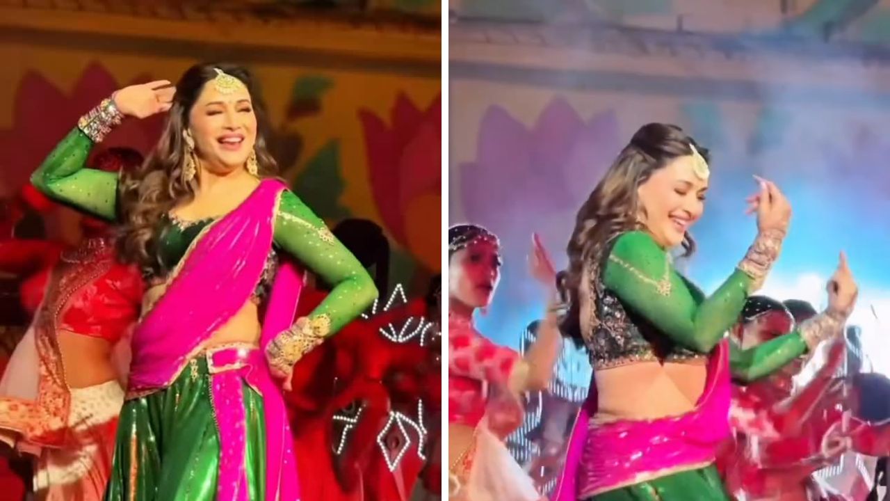 Video Viral : ग्रँड वेडिंगमध्ये माधुरी दीक्षितचा ‘डोला रे..’गाण्यावर डान्स, चाहते म्हणाले,” ऐश्वर्या राय…”