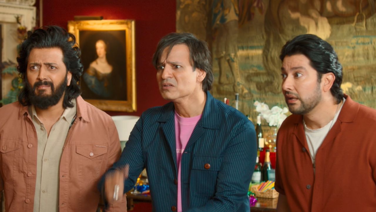 सुरु होणार कॉमेडीचा चौपट धमाका! ‘मस्ती ४’ चा ट्रेलर प्रदर्शित; जुन्या कलाकारांसह नवे सादरीकरण