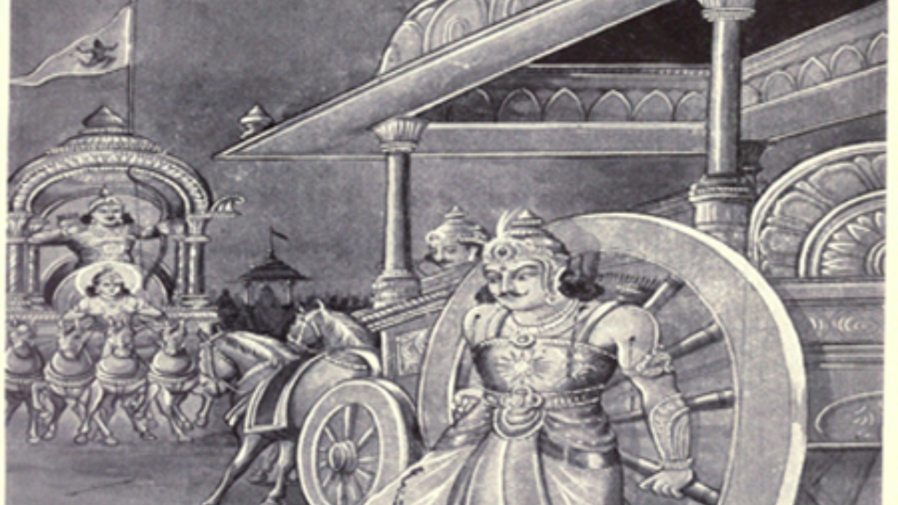 युद्धात सगळ्यात हुशार सारथी तिन्ही लोकांचा स्वामी स्वतः भगवंत विष्णू होते. श्रीकृष्ण अर्जुनाच्या रथाचे सारथ्य करत होते. त्याला पाहून कर्णाने शल्यासारखा उत्तम शासक सारथी म्हणून निवडला.