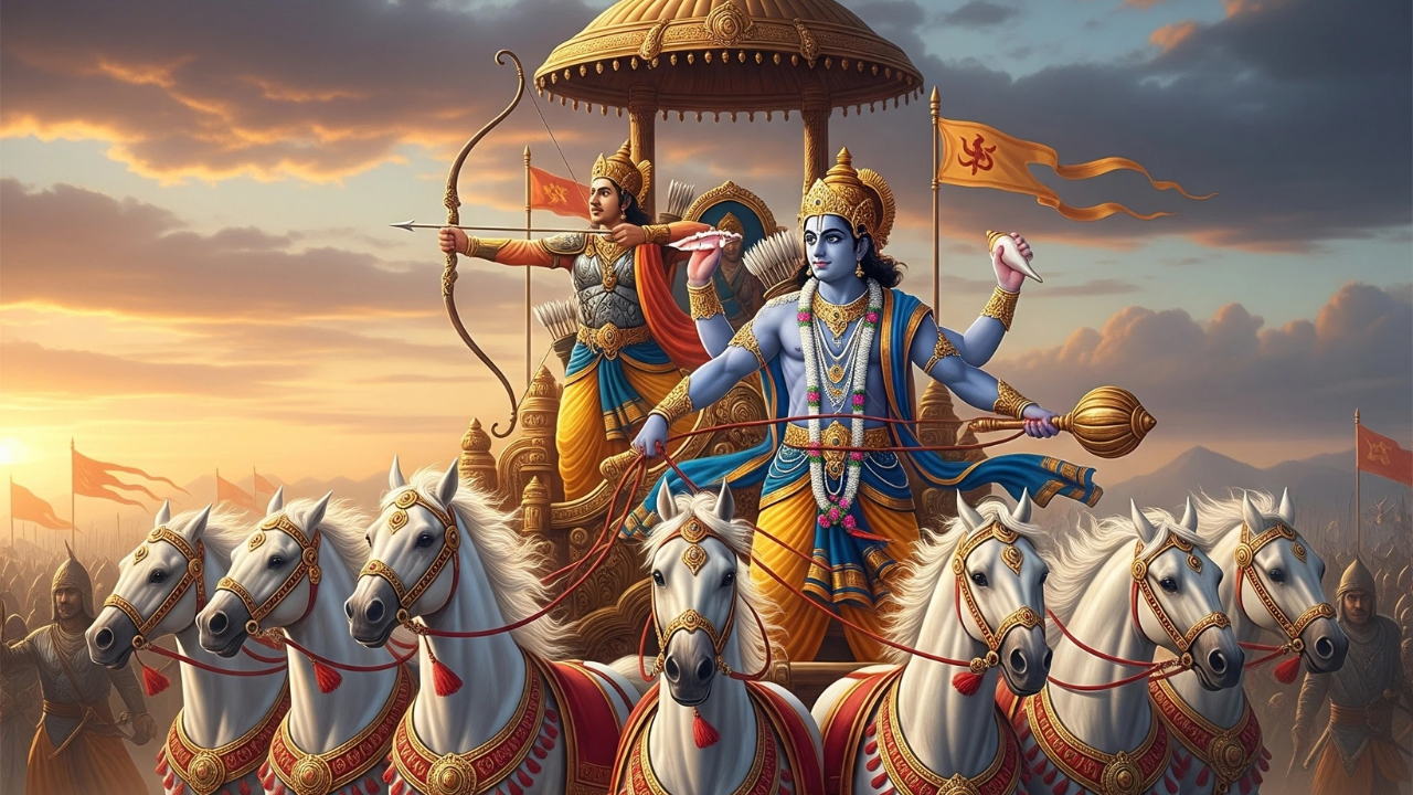 विविध लोकांतून देव उपस्थित होते त्यात पृथ्वीही उपस्थित होती. पृथ्वीला एक समस्या होती लोकसंख्येची! तो देवतांकडे तिच्यावर वाढलेला मानवी भार कमी करण्याचे प्रार्थना करते.