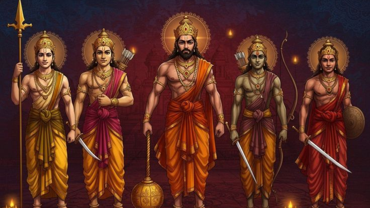 त्यांनी परीक्षिताला अधिपती बनवून ते स्वर्गाकडे जाणाऱ्या विमानाच्या शोधात हिमालयाच्या वाटेने निघाले. पण स्वर्गस्थ होणे सोपे नाही. दरम्यान, त्यांच्या दुर्गुणांमुळे त्यातील एक एक व्यक्ती जमिनीवर कोसळत होता, असे युद्धिष्ठिराचे म्हणणे होते कारण युद्धिष्ठिर सोडून सगळेच कोसळले.