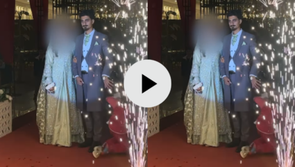 लग्नाच्या एंट्रीमध्ये आला व्यत्यय! बच्चे कंपनीला दिलं ढकलून आणि… पुढे काय घडलं? पहा Viral Video