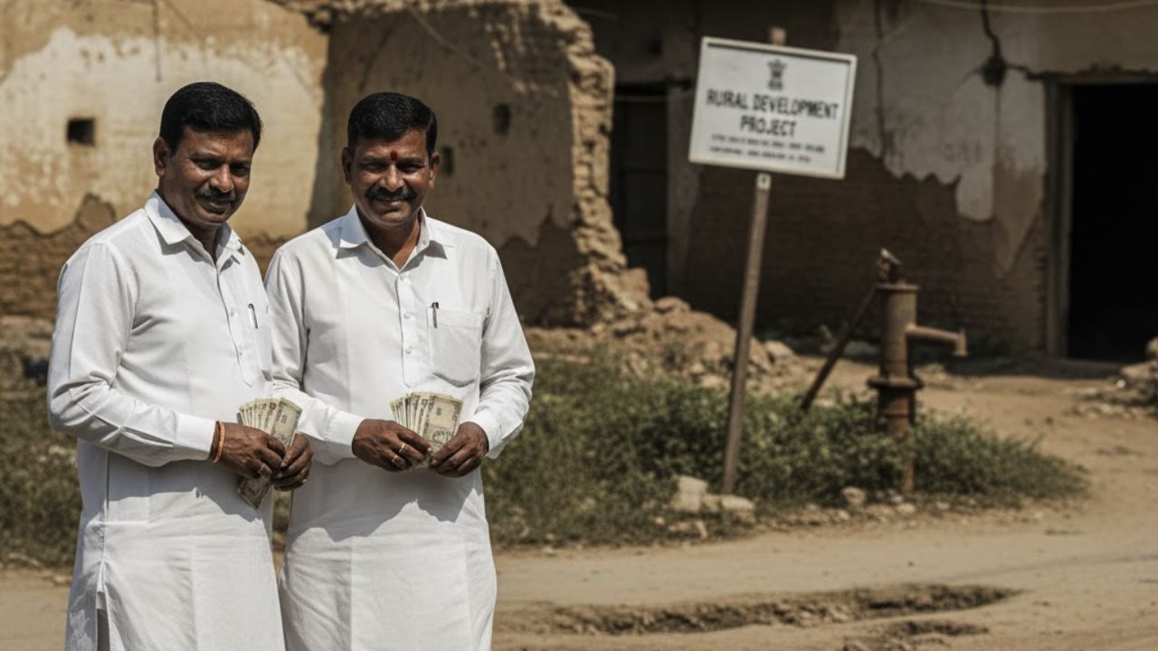 Nanded News: भ्रष्टाचार थांबता थांबेना! केवळ कागदोपत्री कामे दाखवत सरपंच आणि ग्रामसेवकाने गिळले १५ लाख रुपये